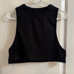 Lululemon Muscle Love Crop Tank *Tough Black
